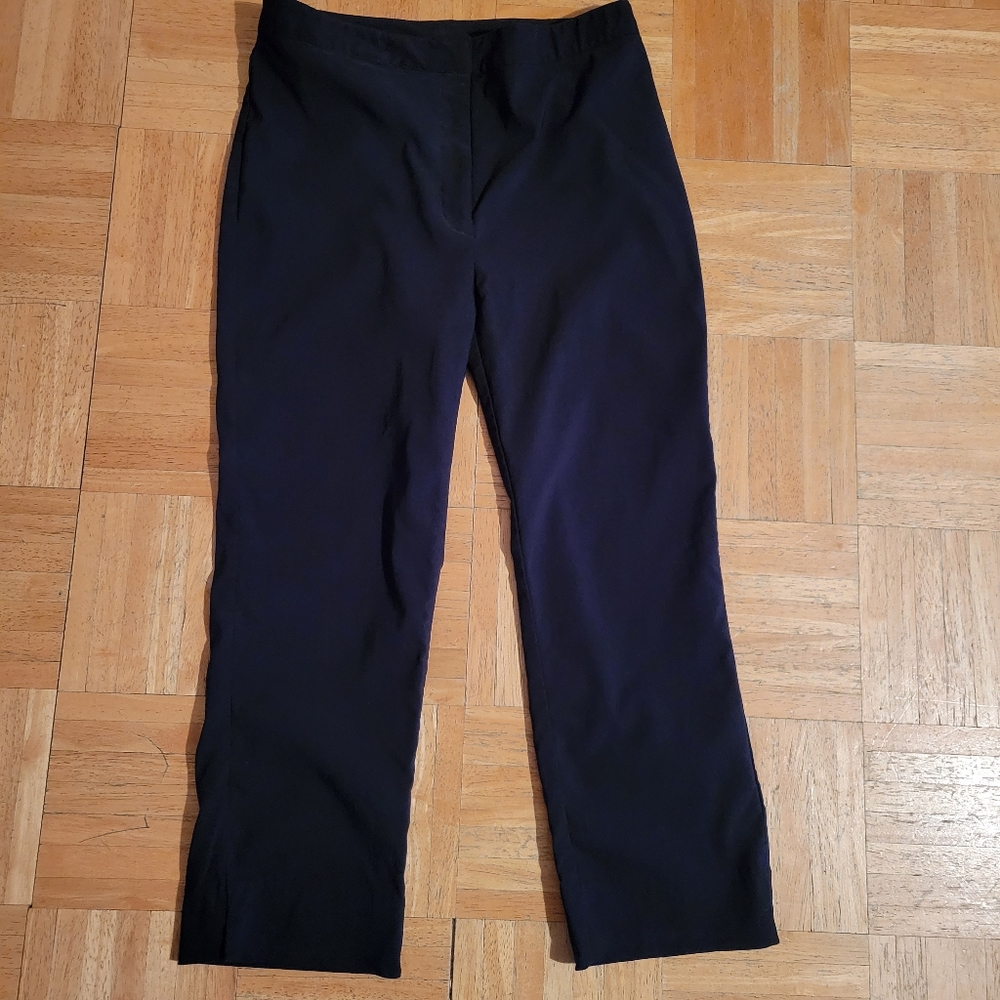 Express Black Stretch Capris sz1/2